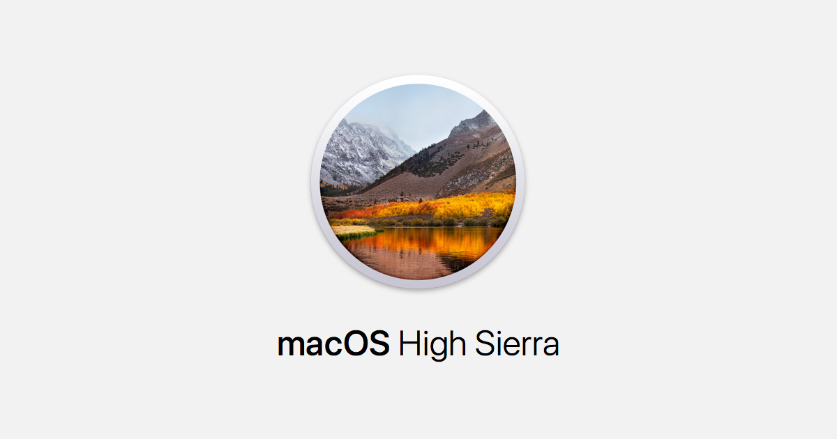 Latest Version Of High Sierra